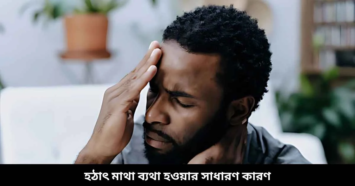 হঠাৎ মাথা ব্যথা হওয়ার সাধারণ কারণ