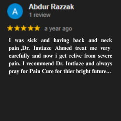 ডাঃ ইমতিয়াজ আহমেদ (পিটি)পেশেন্ট রিভিউ ১
