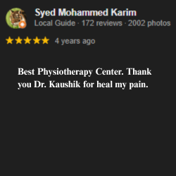 ডাঃ কৌশিক ঢালী (পিটি) পেশেন্ট রিভিউ ১০