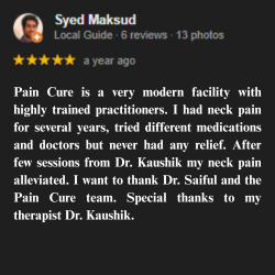 ডাঃ কৌশিক ঢালী (পিটি) পেশেন্ট রিভিউ ৫