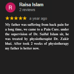 ডাঃ জাকির হোসেন (পিটি) পেশেন্ট রিভিউ ১