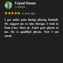 ডাঃ জাকির হোসেন (পিটি) পেশেন্ট রিভিউ ১১