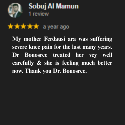 ডাঃ বনশ্রী রানী বর্ষা (পিটি) পেশেন্ট রিভিউ ৩