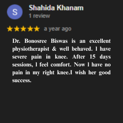 ডাঃ বনশ্রী রানী বর্ষা (পিটি) পেশেন্ট রিভিউ ৫