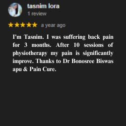 ডাঃ বনশ্রী রানী বর্ষা (পিটি) পেশেন্ট রিভিউ ৮