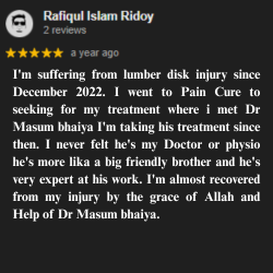 ডাঃ মাছুম বিল্লাহ (পিটি) পেশেন্ট রিভিউ ২