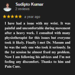 ডাঃ মাছুম বিল্লাহ (পিটি) পেশেন্ট রিভিউ ৮