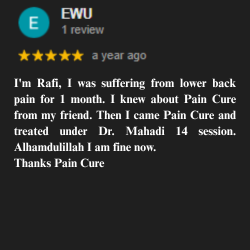 ডাঃ মেহেদী হাসান (পিটি) পেশেন্ট রিভিউ ৭