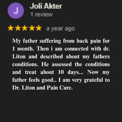 ডাঃ লিটন আহমেদ (পিটি) পেশেন্ট রিভিউ ১০