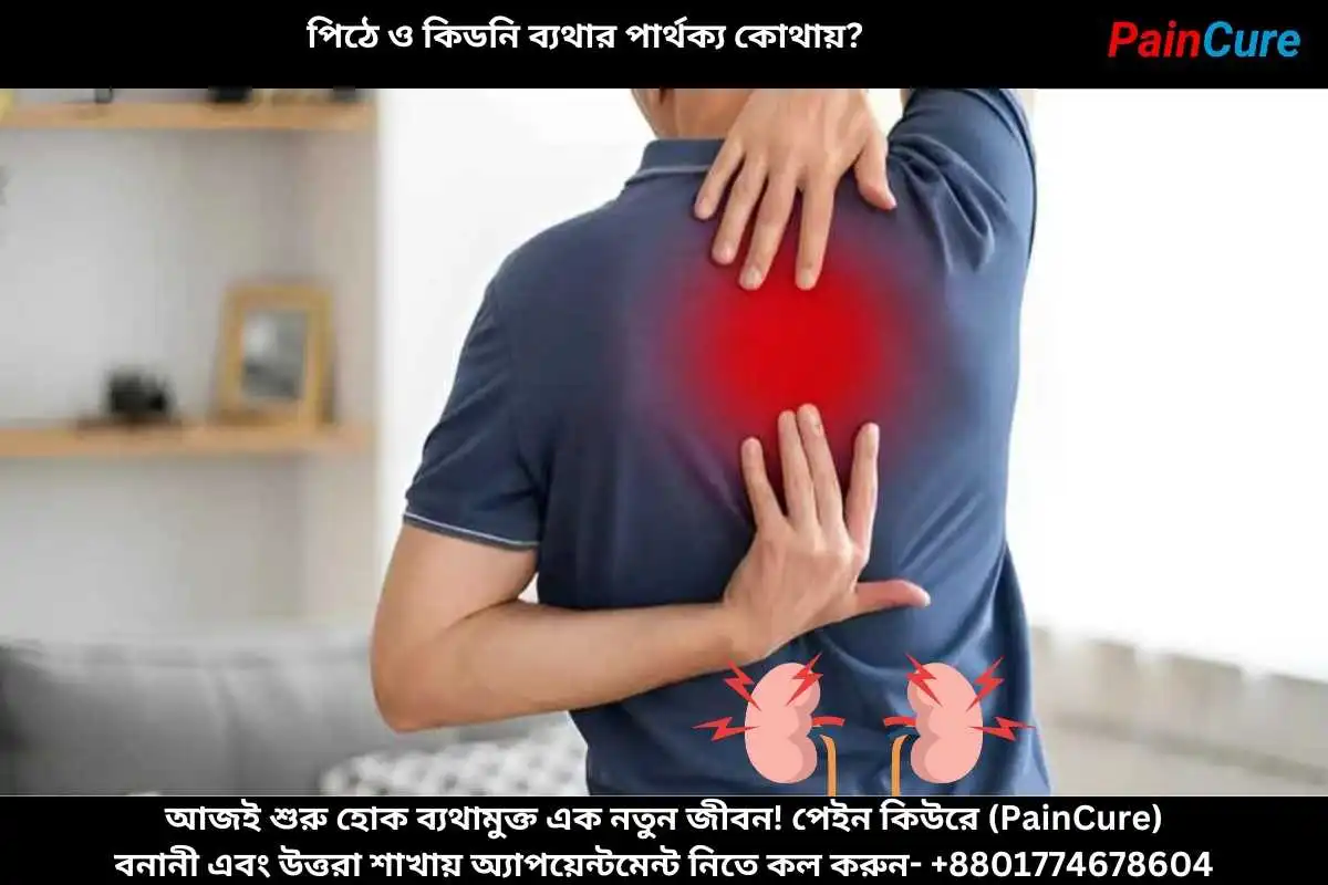পিঠে ও কিডনি ব্যথার পার্থক্য কোথায়?
