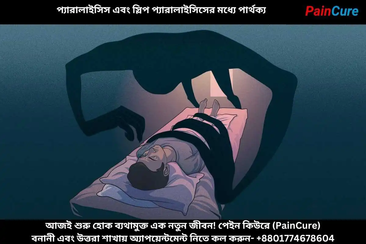 প্যারালাইসিস এবং স্লিপ প্যারালাইসিসের মধ্যে পার্থক্য